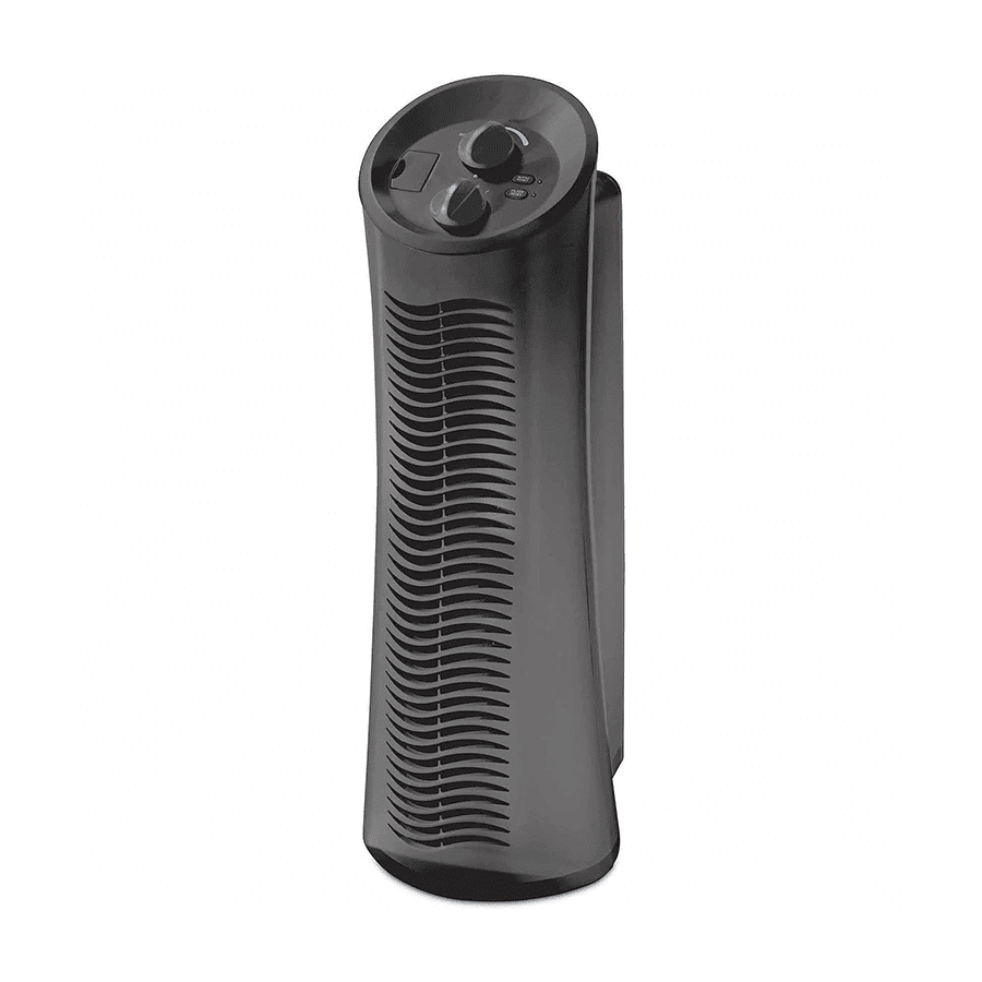 Febreze Purificador y Ventilador de Aire Torre FHT190V HEPA con Aroma Negro – Potente y Eficiente