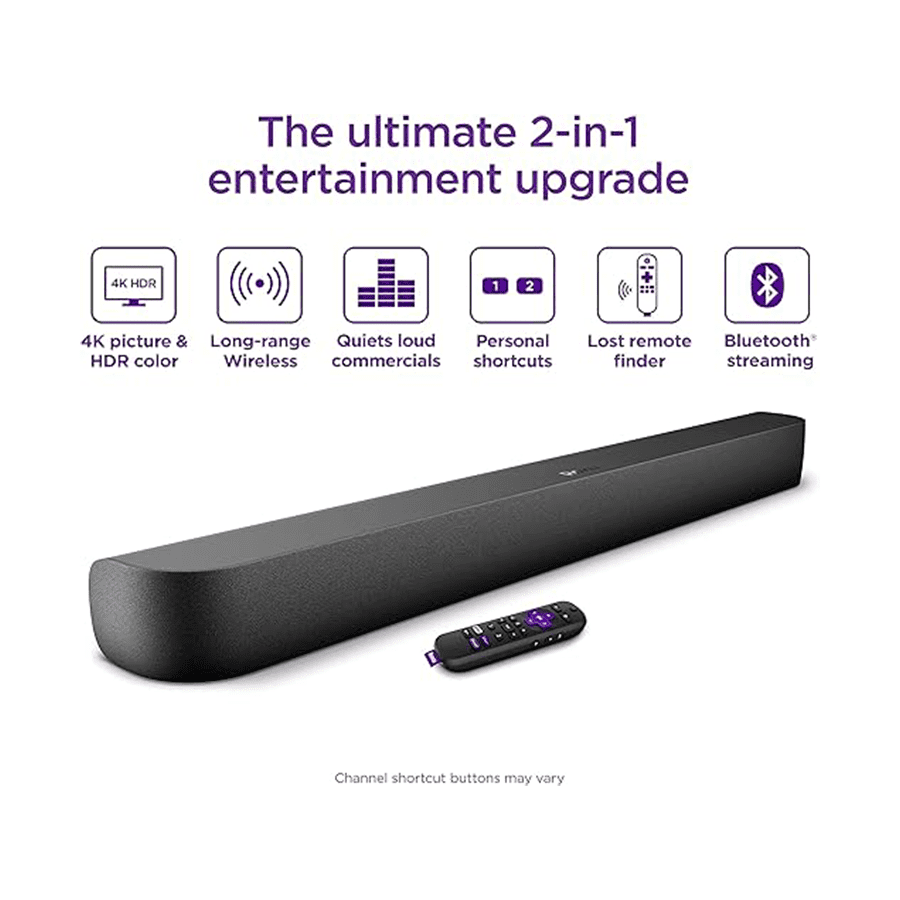 Roku Streambar Pro – Streaming 4K HDR con Sonido Cinematográfico Potente - Imagen 2