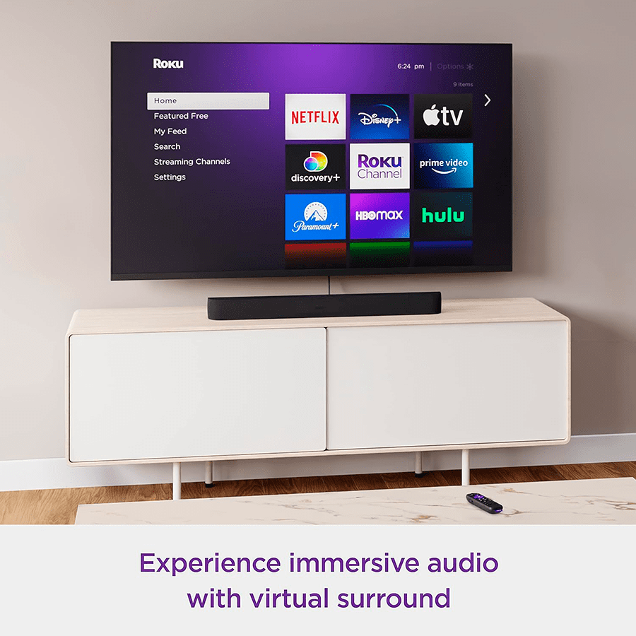 Roku Streambar Pro – Streaming 4K HDR con Sonido Cinematográfico Potente - Imagen 5