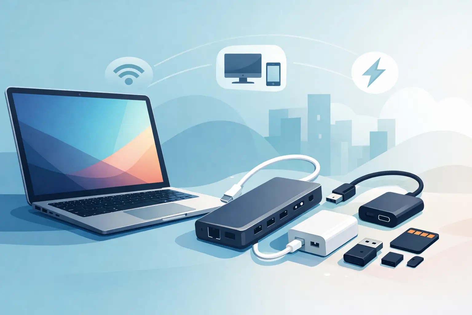 Mejores adaptadores para laptop moderna