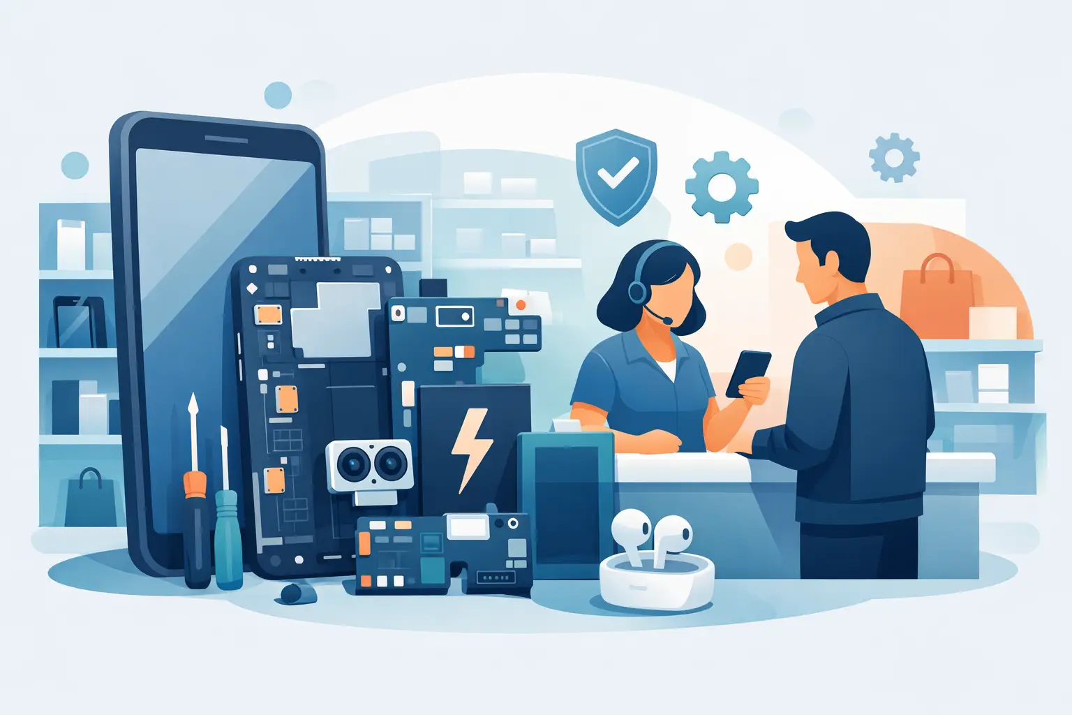 Tienda de refacciones para celulares fiable